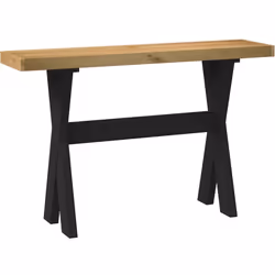 Améliorez votre espace de vie avec la table console en bois de pin massif, conçue pour allier authenticité et praticité. Maté ...