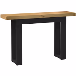 Améliorez votre espace de vie avec la table console en bois de pin massif, conçue pour allier authenticité et praticité. Maté ...