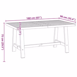 VidaXL 4100042 table de cuisine et de salle à manger - Vue supplémentaire 8