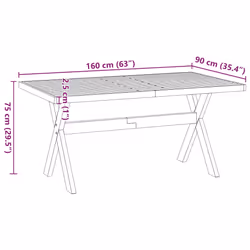 VidaXL 4100043 table de cuisine et de salle à manger - Vue supplémentaire 8