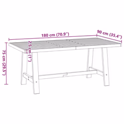 VidaXL 4100045 table de cuisine et de salle à manger - Vue supplémentaire 8