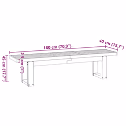 VidaXL 4100050 établi d'intérieur - Vue supplémentaire 8
