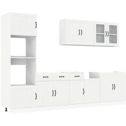 Vidaxl - Ensemble d'armoires cuisine 7pcs Kalmar blanc bois d'ingénierie