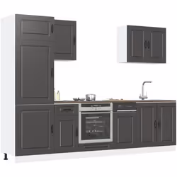 Cet ensemble de meubles de cuisine de 7 pièces, au design élégant, optimise votre espace de cuisine et offre un espace de ran ...
