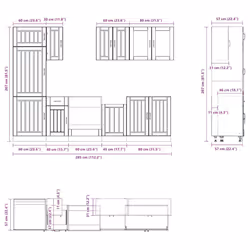 VidaXL 3314804 Armoire de rangement de salle à manger et de cuisine - Vue supplémentaire 8