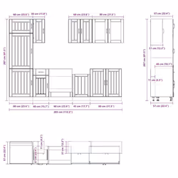 VidaXL 3314806 Armoire de rangement de salle à manger et de cuisine - Vue supplémentaire 8