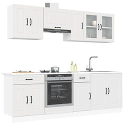Vidaxl - Ensemble d'armoires cuisine 8pcs Kalmar blanc bois d'ingénierie