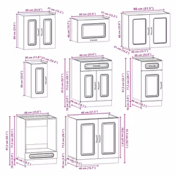 VidaXL 3314829 Armoire de rangement de salle à manger et de cuisine - Vue supplémentaire 8