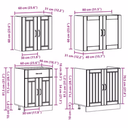 VidaXL 3314870 Armoire de rangement de salle à manger et de cuisine - Vue supplémentaire 8