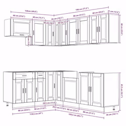 VidaXL 3314904 Armoire de rangement de salle à manger et de cuisine - Vue supplémentaire 8