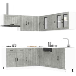 Vidaxl - Ensemble D'Armoires De Cuisine 11 Pcs Lucca Bois D'Ingénierie
