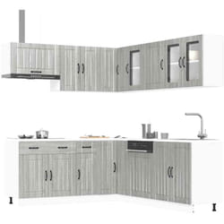 Vidaxl - Ensemble D'Armoires De Cuisine 11 Pcs Lucca Bois D'Ingénierie