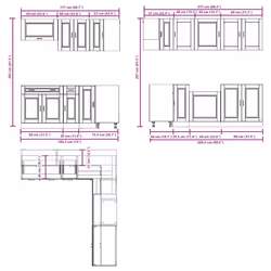 VidaXL 3314931 Armoire de rangement de salle à manger et de cuisine - Vue supplémentaire 8