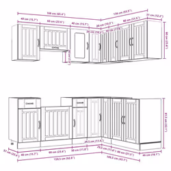 VidaXL 3314951 Armoire de rangement de salle à manger et de cuisine - Vue supplémentaire 8
