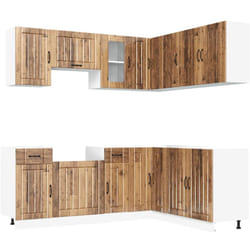 Vidaxl - Ensemble D'Armoires De Cuisine 11 Pcs Lucca Bois D'Ingénierie