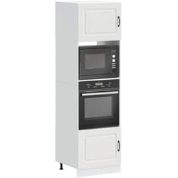 Vidaxl - Armoires de four 2 pcs Lucca blanc bois d'ingénierie