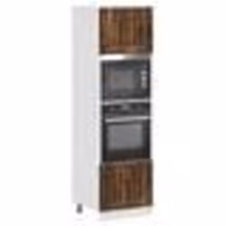 vidaXL Armoires de four 2 pcs Kalmar chêne fumé bois dingénierie unité de four armoire de four de cuisine unité de base 33150 ...