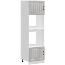 Vidaxl - Armoires de four 2 pcs Kalmar sonoma gris bois d'ingénierie