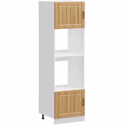 Créez un espace distinctif pour ranger votre four avec ces armoires à four classiques ! Matériau stable et durable : le bois ...