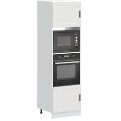 Vidaxl - Armoires de four 2 pcs Porto blanc bois d'ingénierie