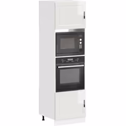 Créez un espace distinctif pour ranger votre four avec ces armoires à four classiques ! Matériau stable et durable : le bois ...