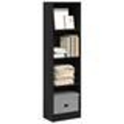 vidaXL Bibliothèque noir 40x24x143 cm bois dingénierie étagère à livres porte-livres support à livres armoire de 857784