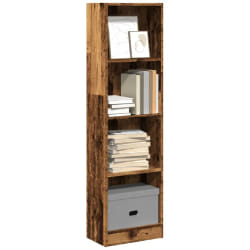 VidaXL Bibliothèque 40x24x143 cm - Vieux bois