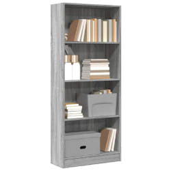 Bibliothèque Sonoma Gris 60x24x143 cm