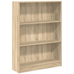 Bibliothèque chêne sonoma 80x24x109 cm bois d'ingénierie Vidaxl