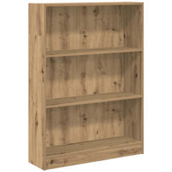 Bibliothèque chêne artisanal 80x24x109 cm bois d'ingénierie Vidaxl
