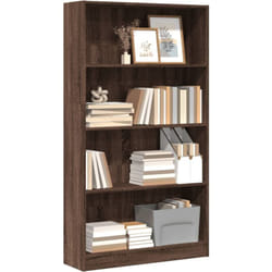 Bibliothèque chêne marron 80x24x143 cm bois d'ingénierie - Vidaxl