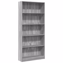 VidaXL 857858, Gris, Chêne, Bois, Bois, 800 mm, 240 mm, 1760 mm