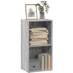 Bibliothèque sonoma gris 40x30x77 cm bois d'ingénierie Vidaxl