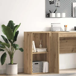 vidaXL Bibliothèque - Chêne Artisanal