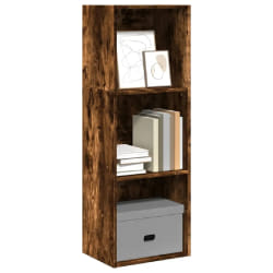 vidaXL Bibliothèque - Chêne fumé