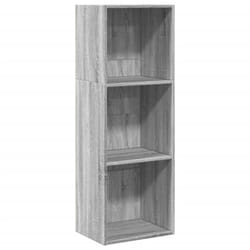 Bibliothèque sonoma gris 40x30x114 cm bois d'ingénierie Vidaxl