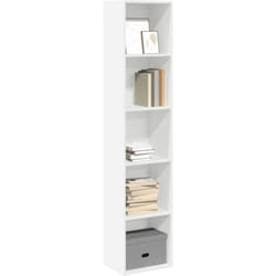 Bibliothèque blanc 40x30x189 cm bois d'ingénierie - Vidaxl