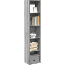 Bibliothèque sonoma gris 40x30x189 cm bois d'ingénierie - Vidaxl