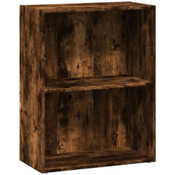 Bibliothèque chêne fumé 60x30x77 cm bois d'ingénierie Vidaxl