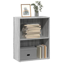 vidaXL Bibliothèque sonoma gris 60x30x77 cm bois dingénierie étagère étagère à livres support de livre armoire de 857895