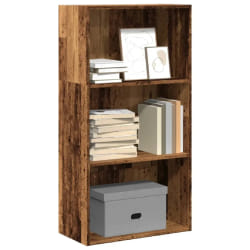 vidaXL Bibliothèque vieux bois