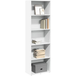vidaXL Bibliothèque blanc 60x30x189 cm bois d'ingénierie