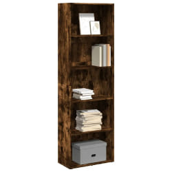 vidaXL Bibliothèque - Chêne fumé 60x30x189 cm