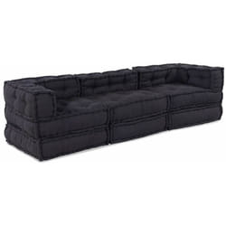 Vidaxl - Coussin 3 pcs Anthracite 70 x 70 x 54 cm Polyester