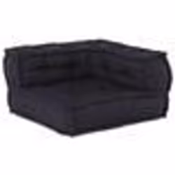 4 poufs modulaires vidaXL en tissu anthracite