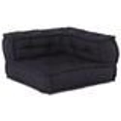 4 poufs modulaires vidaXL en tissu anthracite