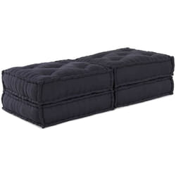 Coussin 2 pcs Anthracite 70 x 70 x 36 cm Polyester Vidaxl
