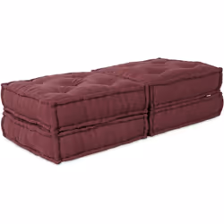 Ce pouffe modulaire mélange style moderne et fonctionnalité, vous encourageant à vous détendre et à profiter d'un confort exc ...