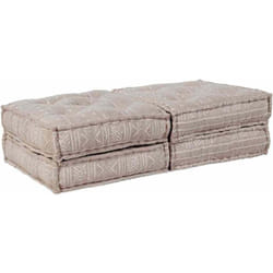 Coussin 2 pcs Marron 70 x 70 x 36 cm Polyester vidaXL