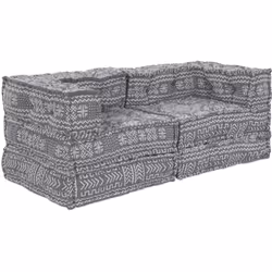 Cet ensemble de coussins d'angle bohèmes gris clair est un super ajout à n'importe quelle pièce de chez vous. Avec un design ...